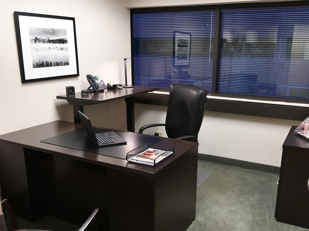 Office with Standing Desk