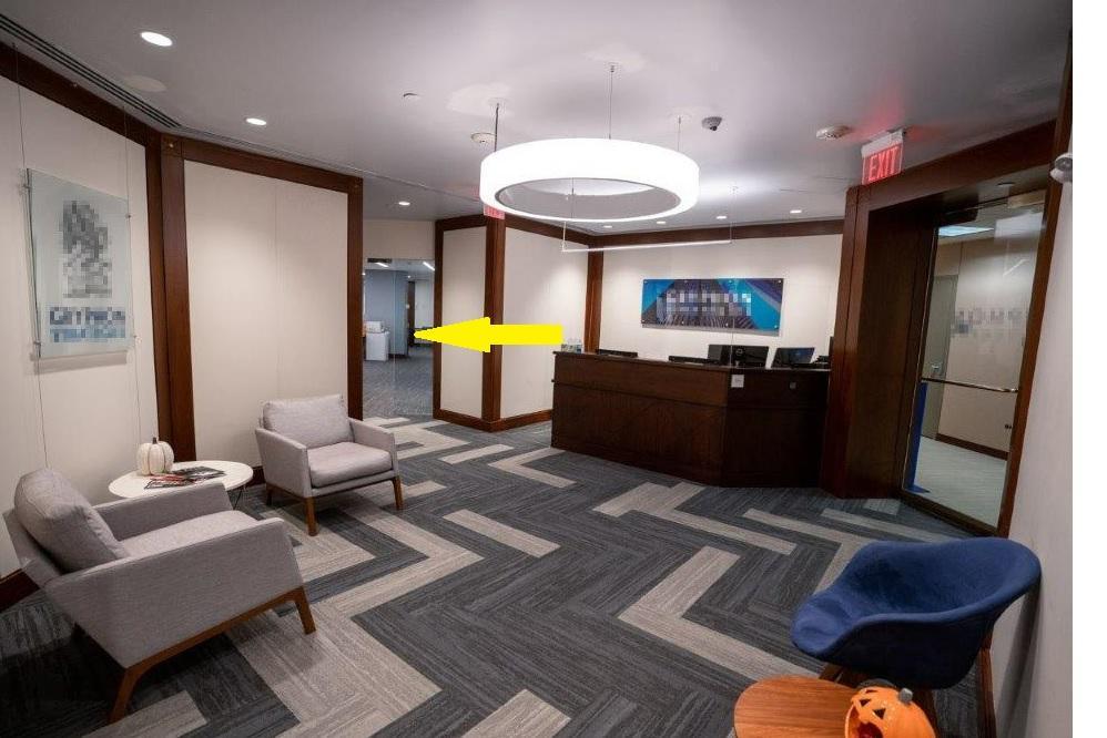 LFS Private entrance from reception area