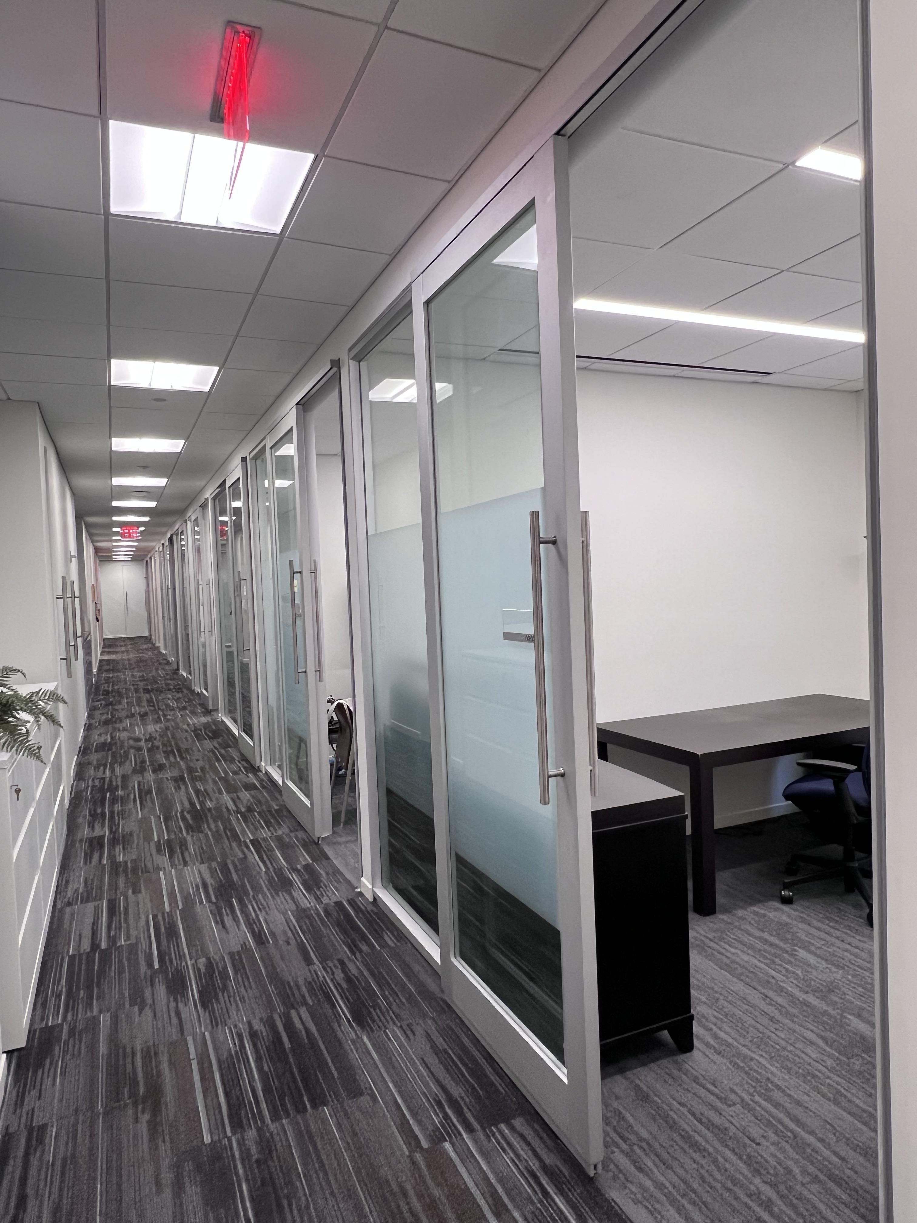 LFS Office corridor with files