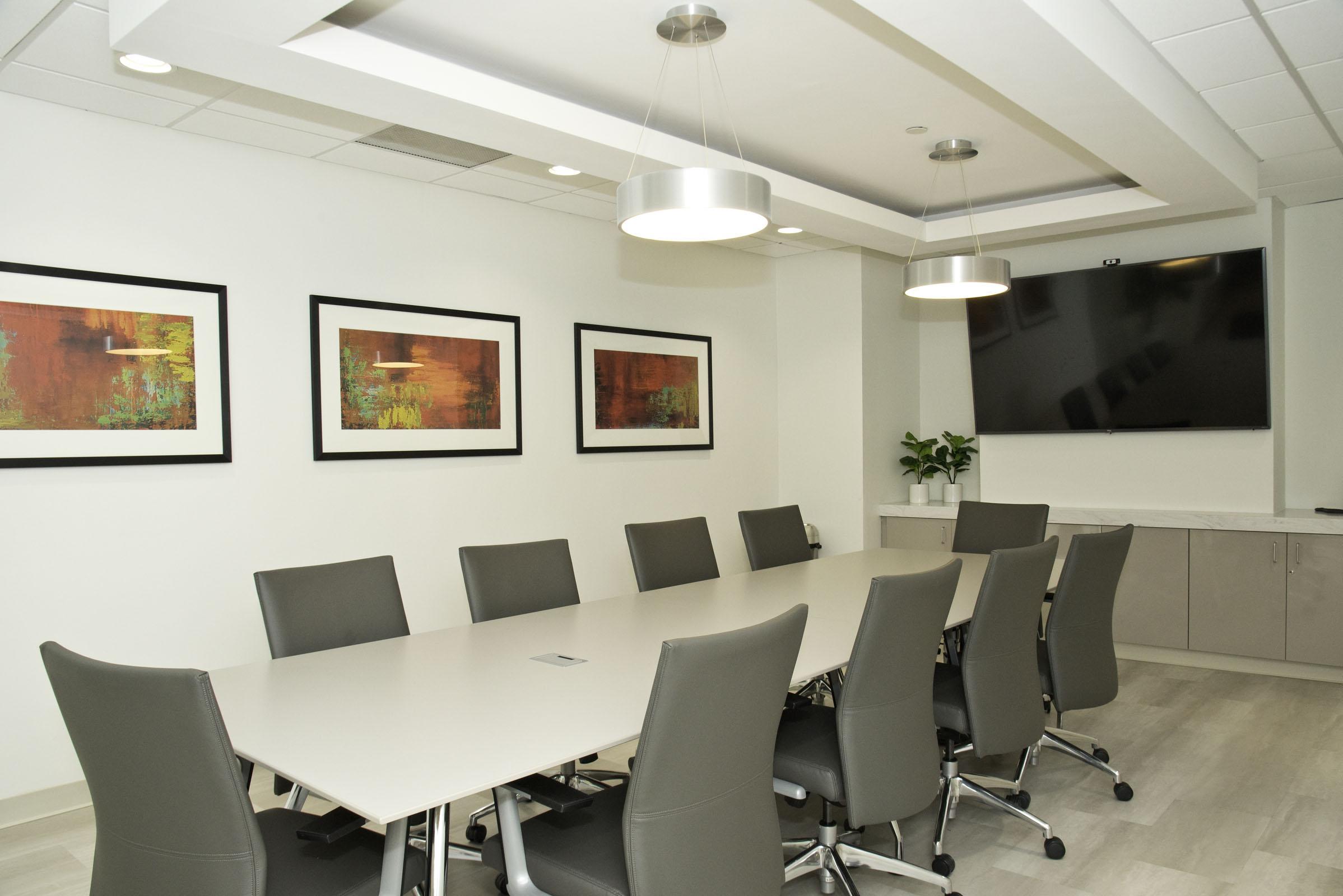 Boardroom with the latest technology