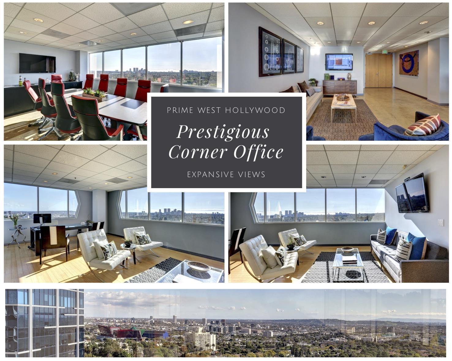 LFS Corner, Window Line Office on 10th Floor of a Premier Building - Impressive space and Jaw Dropping Views!