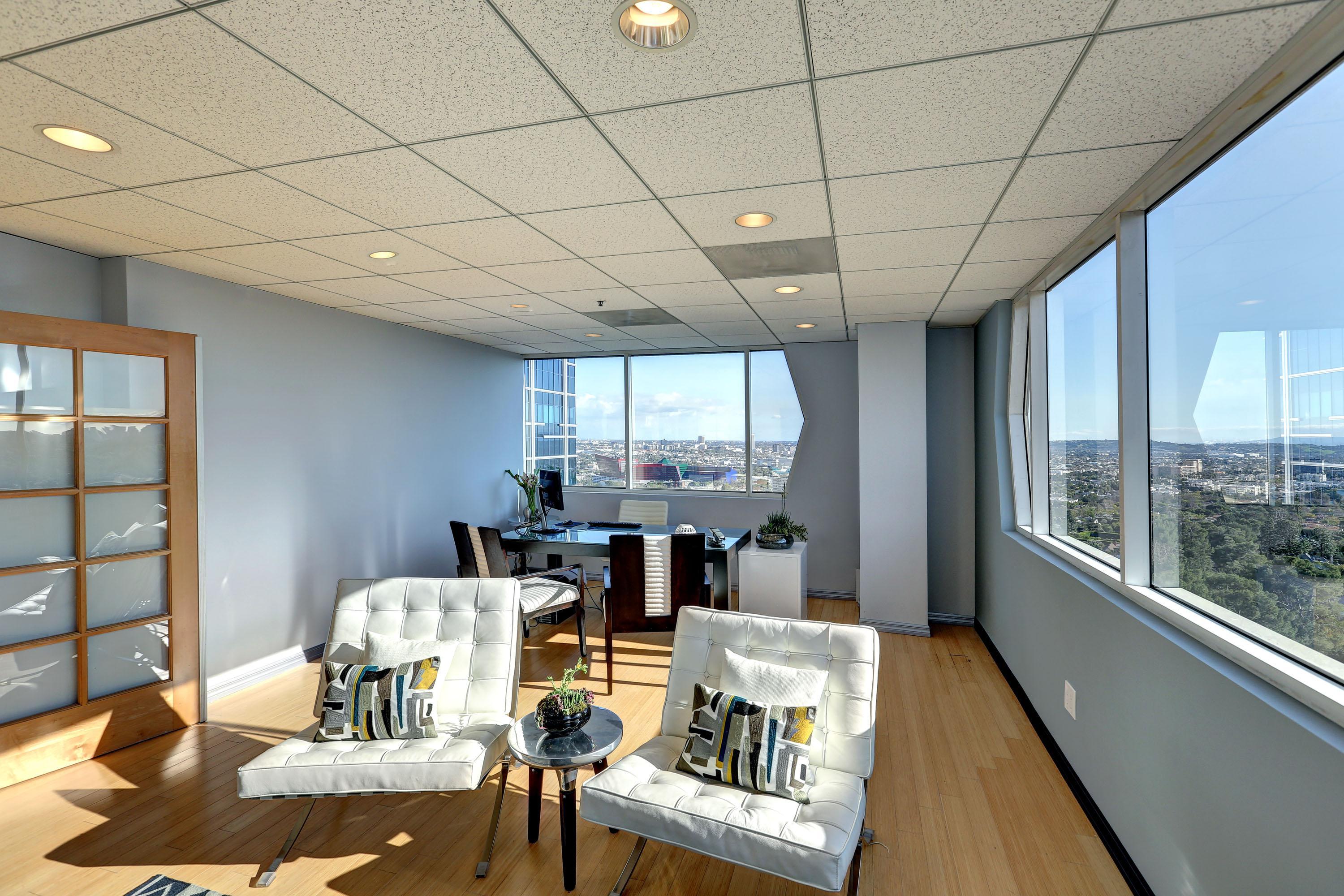 Corner, Window Line Office on 10th Floor of a Premier Building - Impressive space and Jaw Dropping Views!
