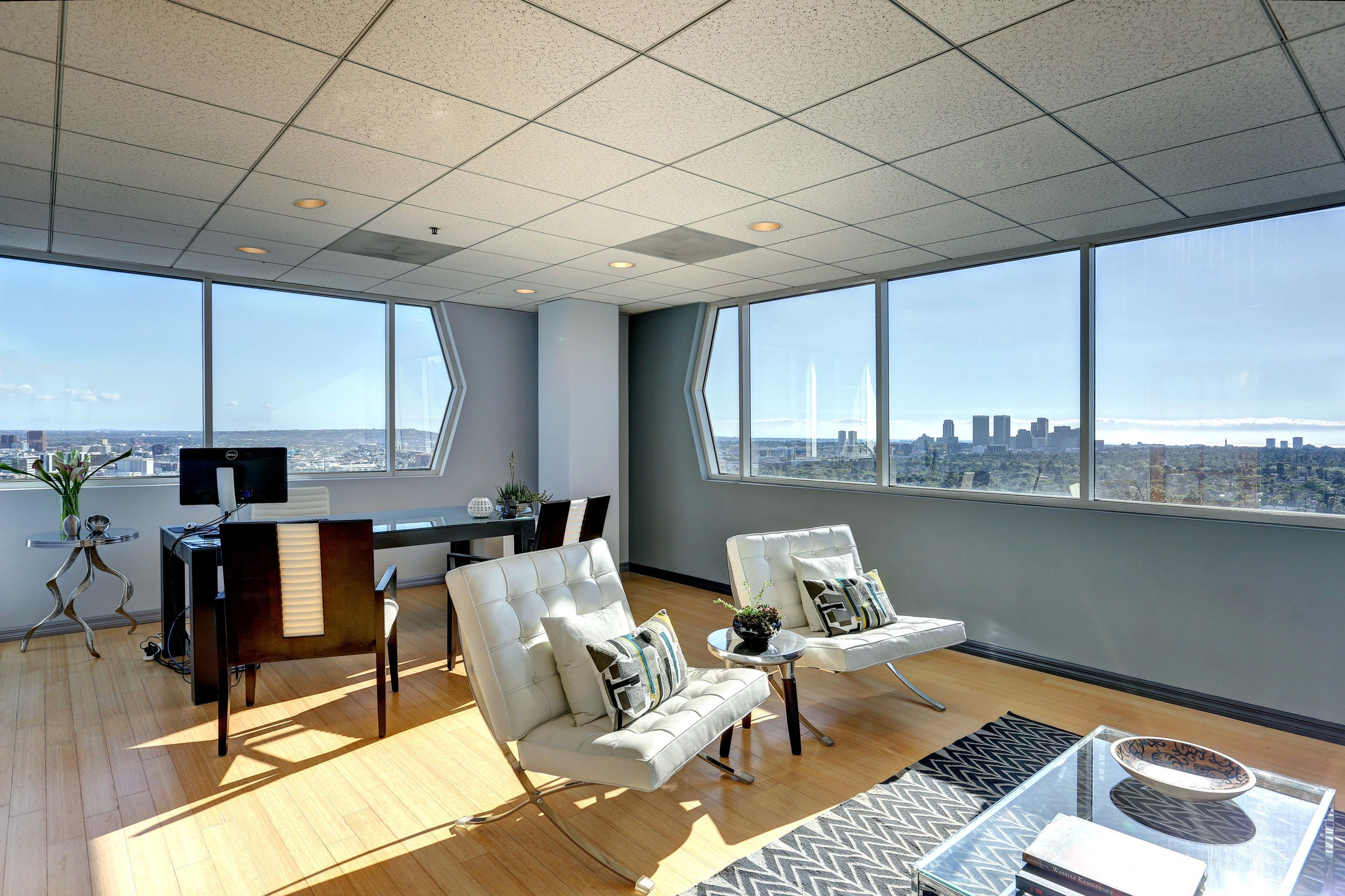 Corner, Window Line Office on 10th Floor of a Premier Building - Impressive space and Jaw Dropping Views!