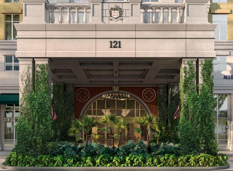 LFS Elegant building entrance