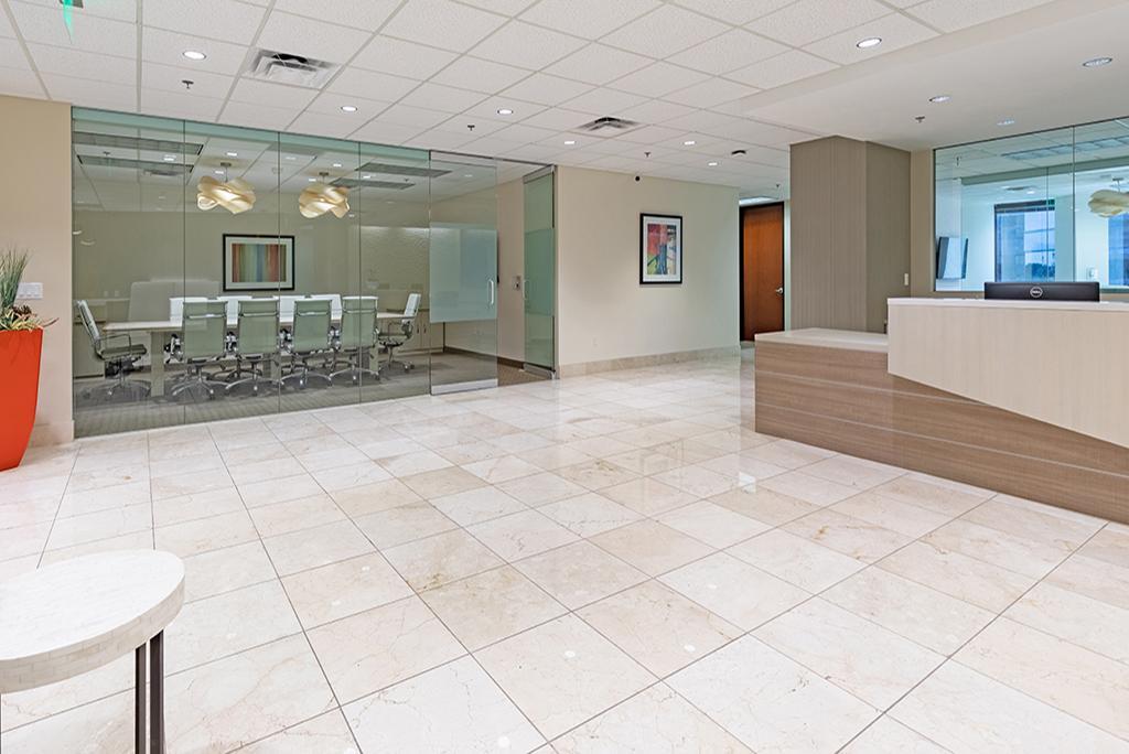 Reception area