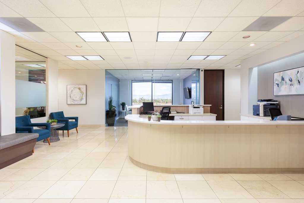 Beautiful reception area
