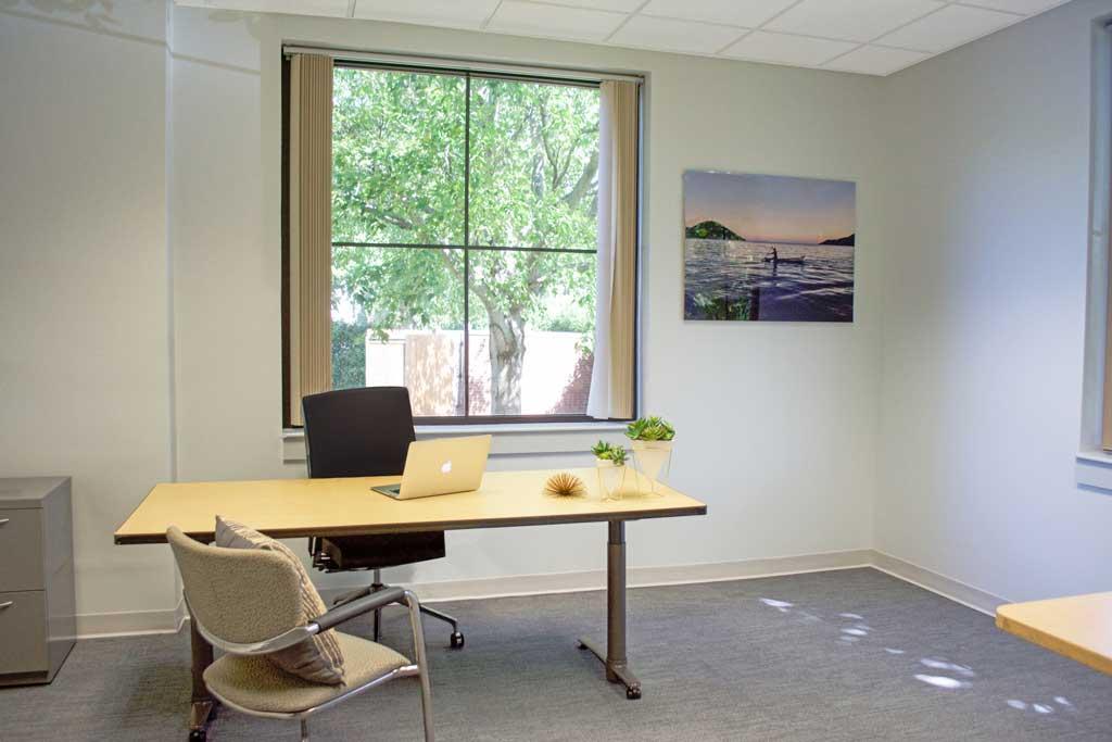 Windowed office at 6047 Tyvola Glen Circle