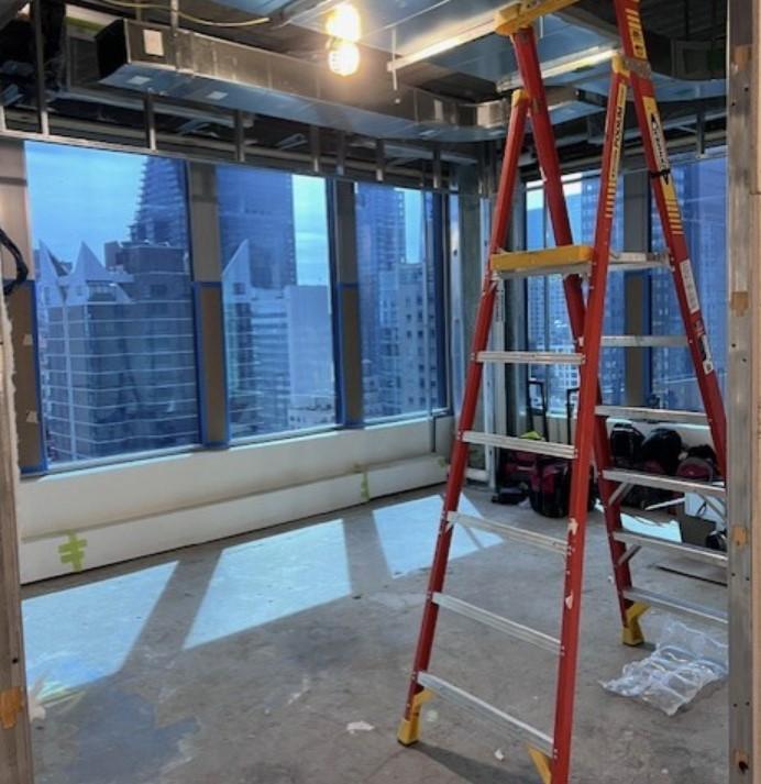 Corner office under construction 9-23-24