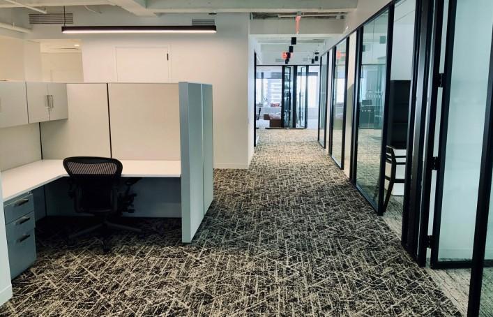 Workstation, beautiful hallway