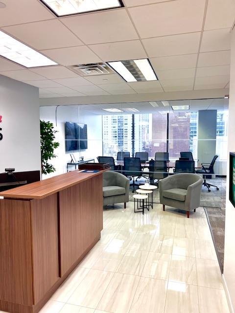 Reception area